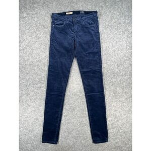 AG Adriano Goldschmied Jeans‎ Womens 27 The Legging Super Skinny Velvet Pants
